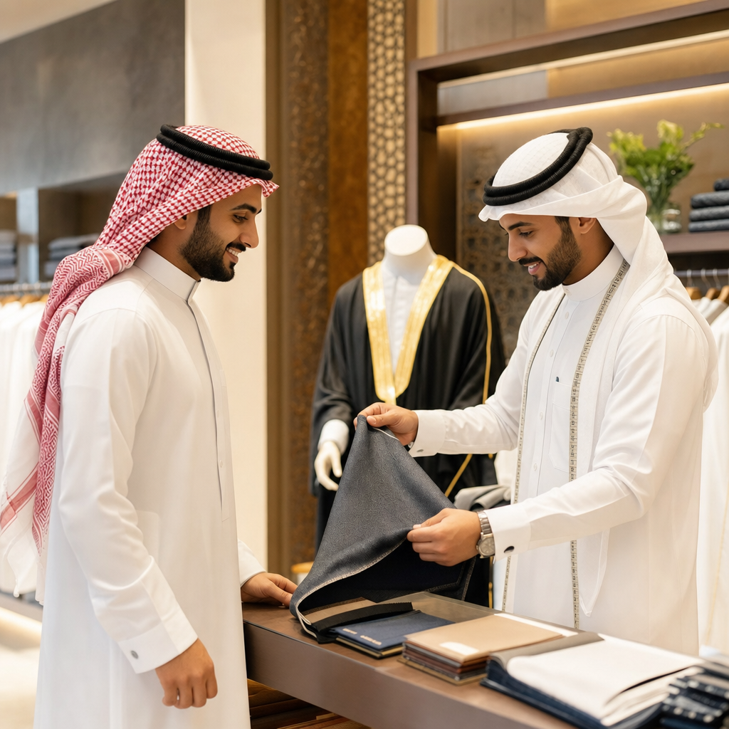 تحسين تجربة العميل في محلات الثوب السعودي