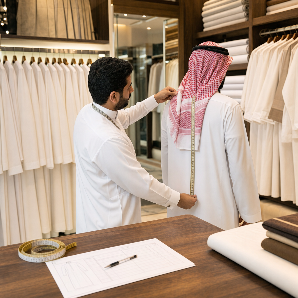 كيف توحّد بطاقة المقاس في محل الثوب السعودي وتقلل أخطاء الإعادة
